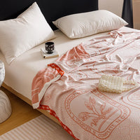 Bamboo Towel Quilt Blanket - Summer Softness for Cozy Comfort