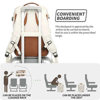 Travel Backpack 40x20x30 Cabin Plane Waterproof Expandable Weekender Laptop With USB Port Ryanair Carry-On Women Men Backpack