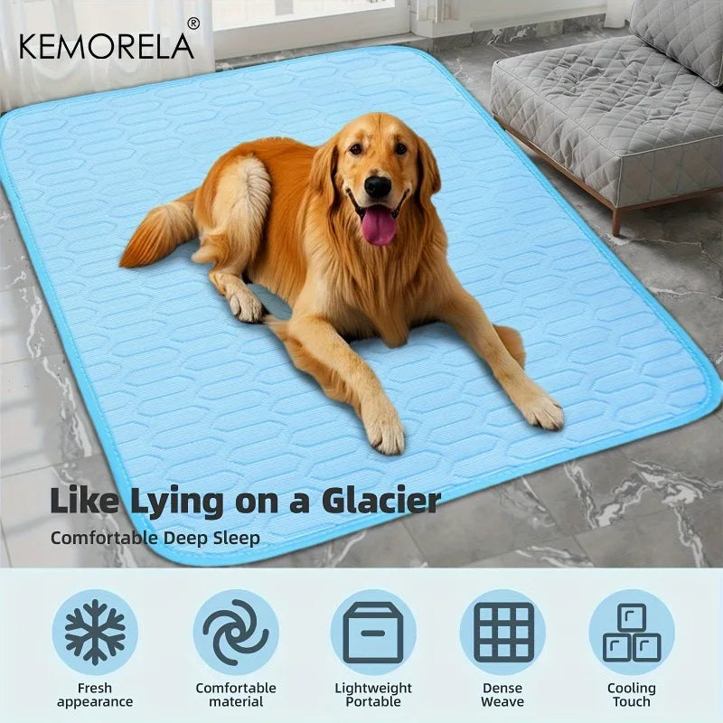 Stay Cool This Summer with Our Upgraded Cooling Mat for Pets - Perfect for All Sizes!