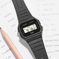 Casio F91W Retro Waterproof Watch - Fashionable Simple Small Square LCD Display Electronic Timepiece