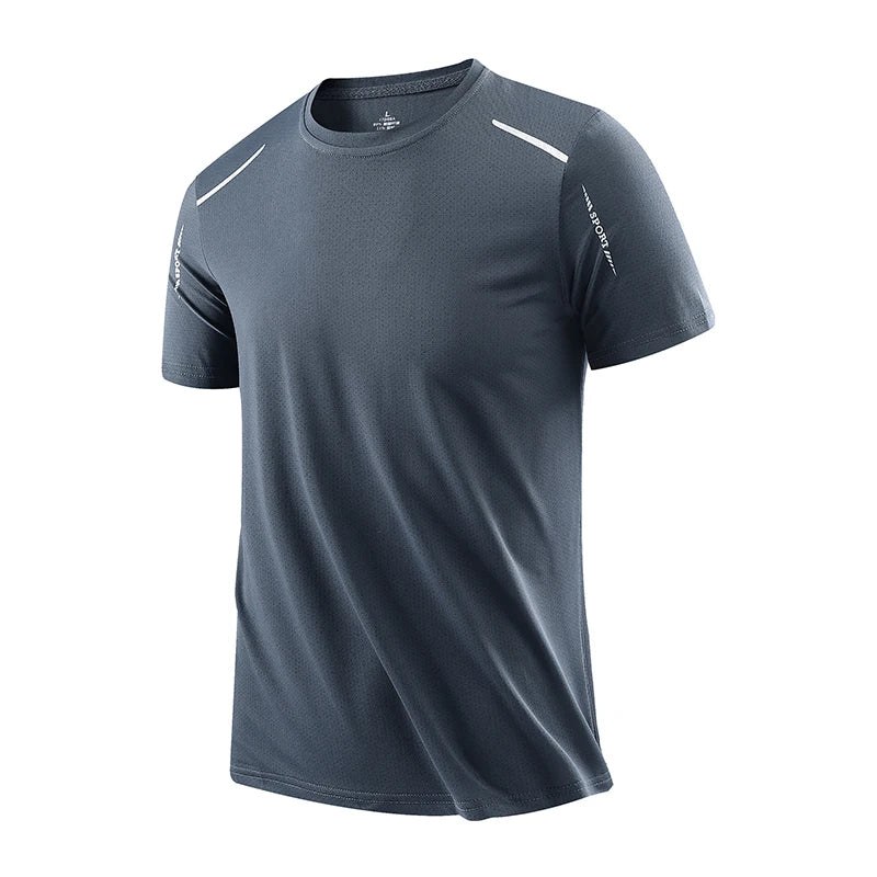 CHRLCK Men's Quick Dry Hiking T-shirt for Outdoor Sports