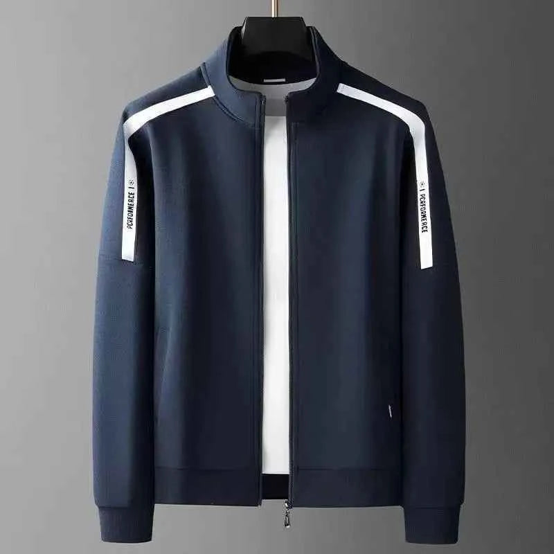 Spring Autumn New Men's Cotton Sports Suit Stand Collar Sweatshirt Casual Stylish Cardigan Jacket Pants Men sets