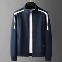 Spring Autumn New Men's Cotton Sports Suit Stand Collar Sweatshirt Casual Stylish Cardigan Jacket Pants Men sets