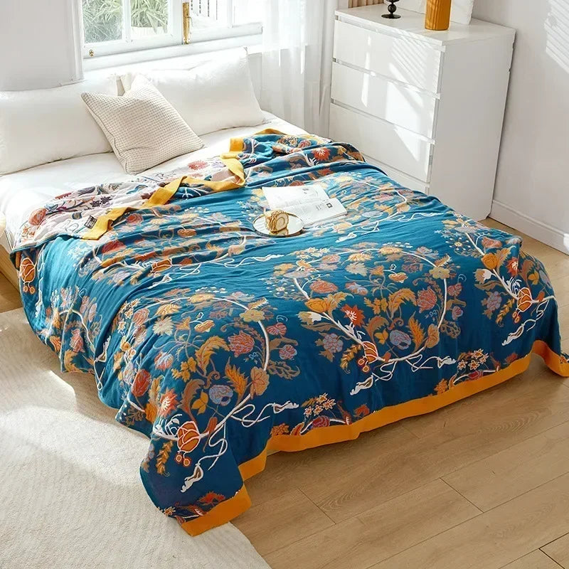 Elevate Your Summer Bliss with Our Boho Summer Cotton Quilt