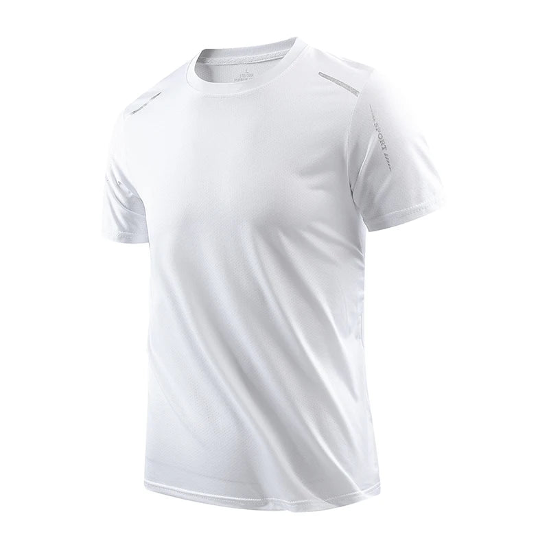 CHRLCK Men's Quick Dry Hiking T-shirt for Outdoor Sports