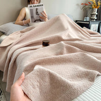 Experience Ultimate Comfort with Our Luxury Cotton Throw Blanket