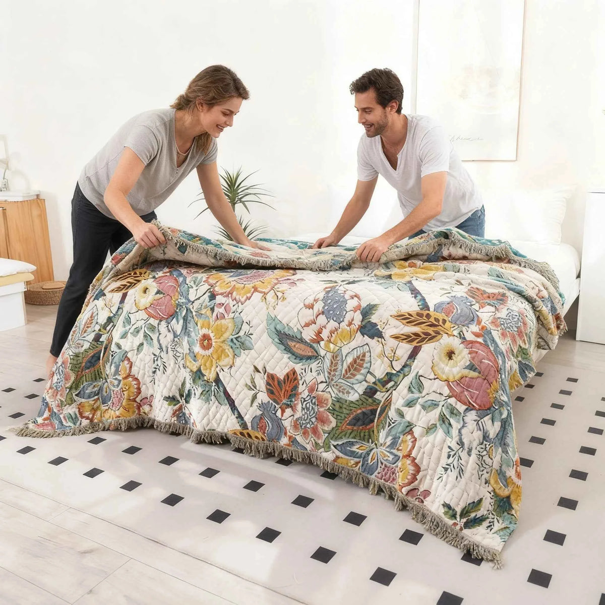 Cotton Gauze Blanket Lightweight Summer Air Conditioning Quilt Breathable Multi-Layer Towel Blanket for Bed Sofa Adult Couple