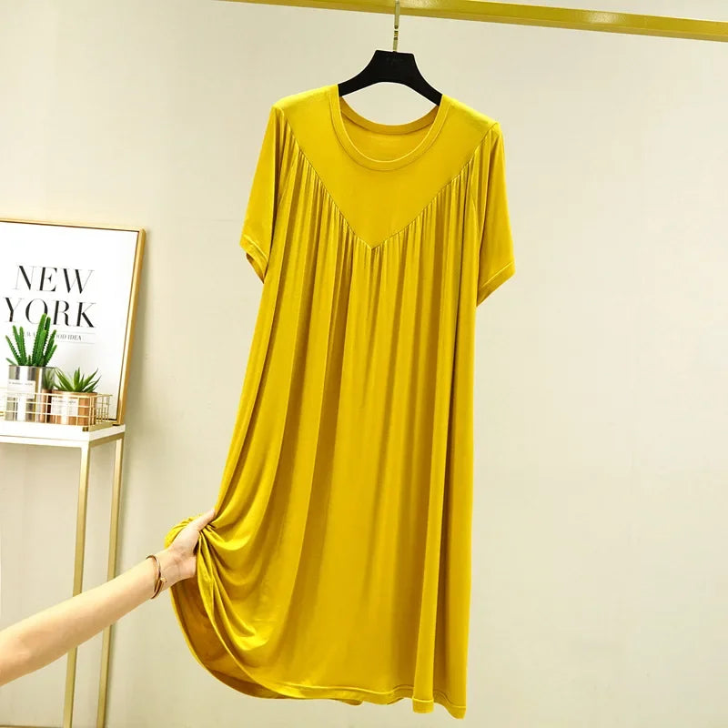 Luxurious Cotton Modal Nightgown for Women – Perfectly Crafted for Summer Comfort