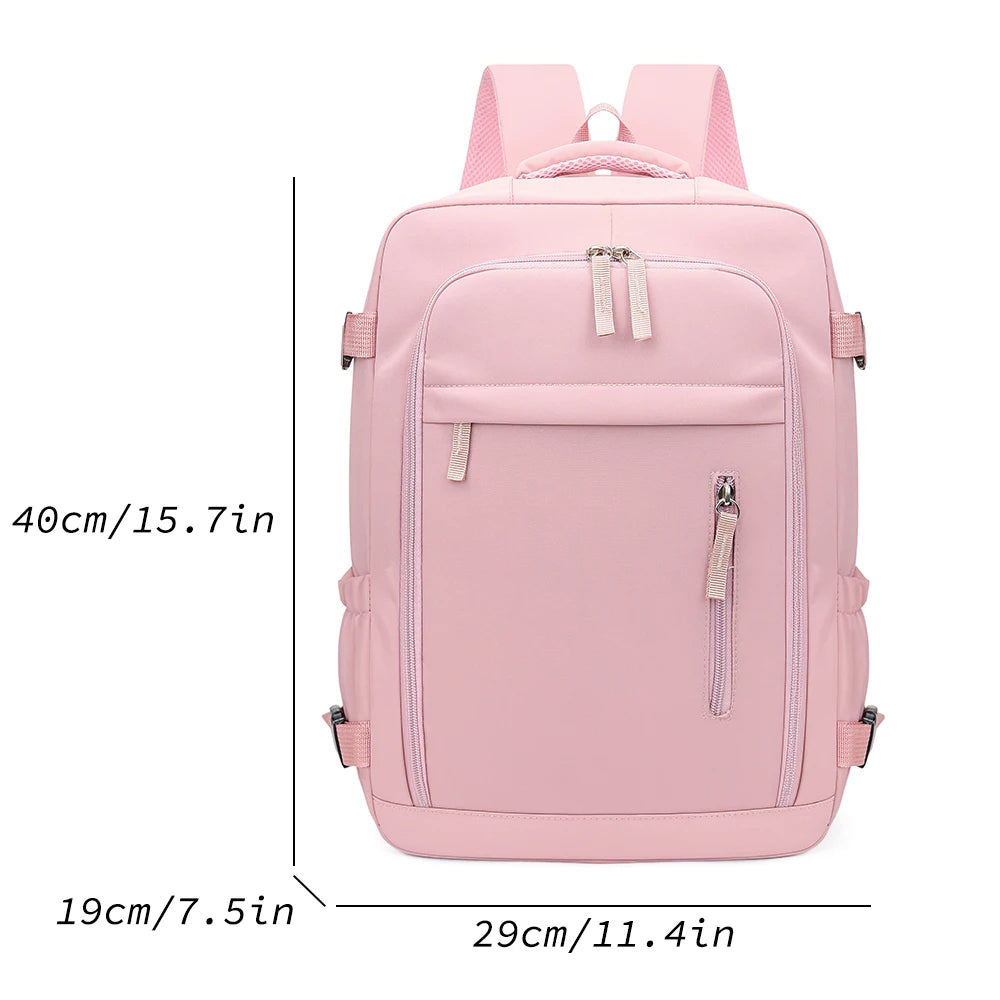 Airline Approved Backpack: The Ultimate 180° Open Cabin Carry-On with Shoe Compartment