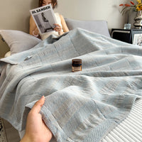 Experience Ultimate Comfort with Our Luxury Cotton Throw Blanket