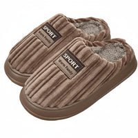 Experience Ultimate Comfort with Men's Winter Suede Slippers