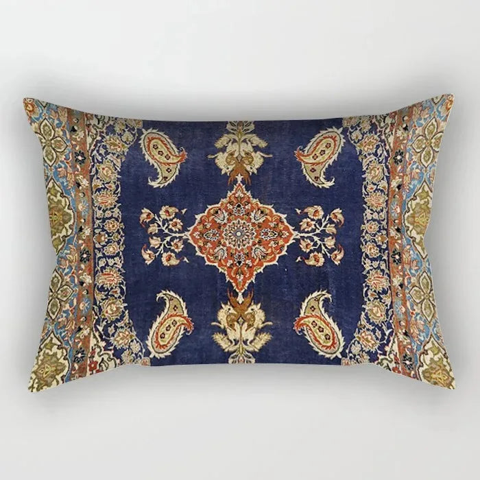 Transform Your Space with Our Bohemian Lumbar Pillow Cover