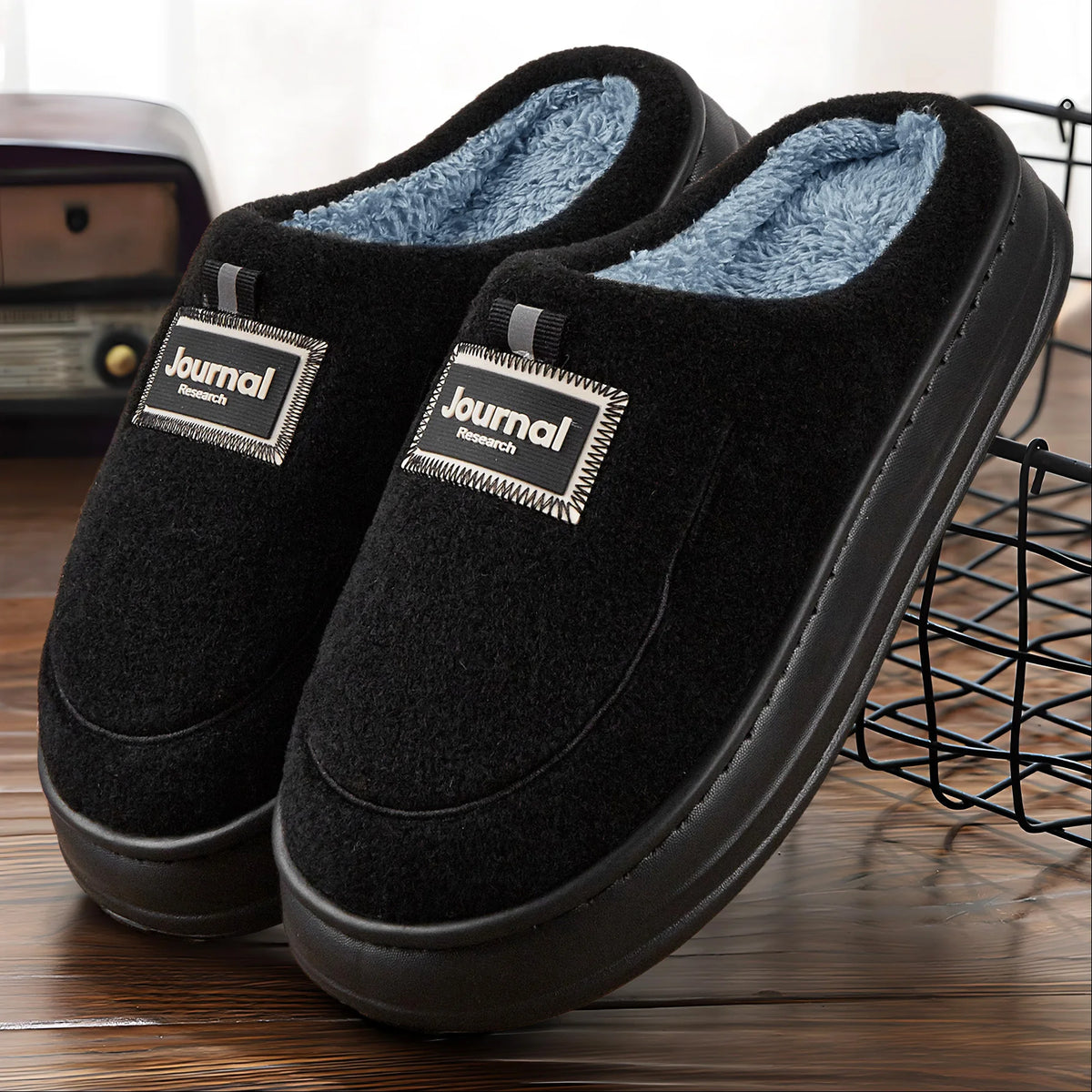 Men's Comfortable Warm Slippers - Plush EVA Memory Foam Cushion for Superior Comfort