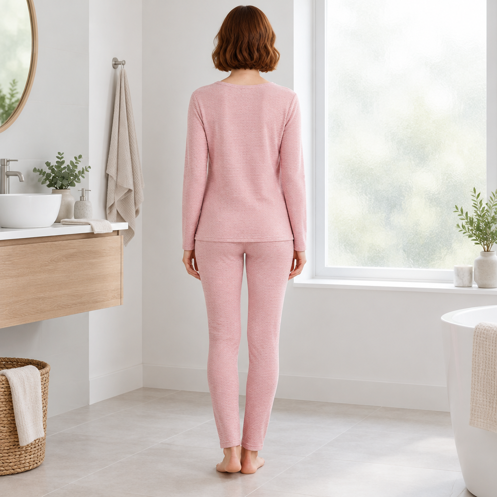 Luxury Cashmere Silk Thermal Set: Cozy Elegance for Autumn and Winter