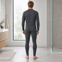 Cozy Cashmere Thermal Couples Set for Autumn & Winter Comfort