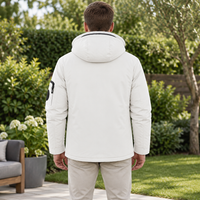 Winter heren outdoor winddichte warme reisjas met capuchon, casual modieuze sportwaterdichte klim- en trekjas herenmantel