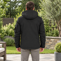 Winter heren outdoor winddichte warme reisjas met capuchon, casual modieuze sportwaterdichte klim- en trekjas herenmantel