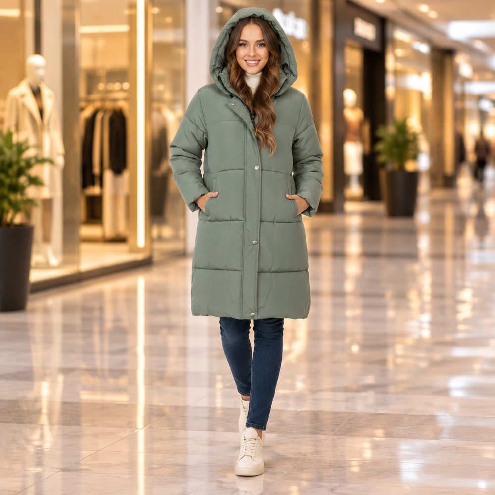 Elevate Your Wardrobe with Our Women's Stylish Puffer Jacket