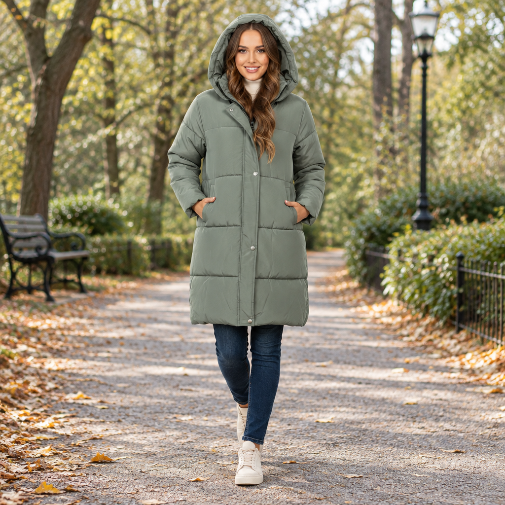 Elevate Your Wardrobe with Our Women's Stylish Puffer Jacket