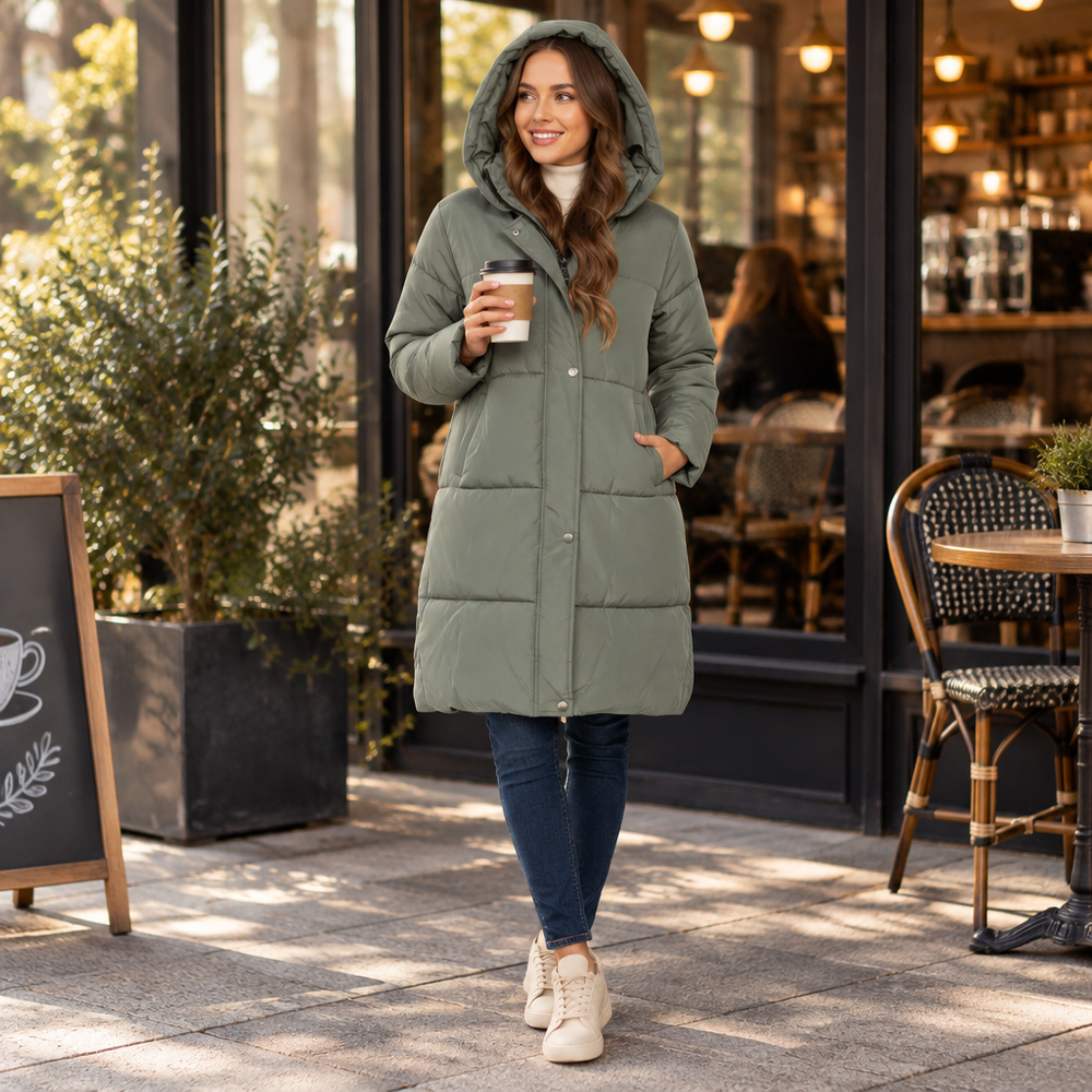 Elevate Your Wardrobe with Our Women's Stylish Puffer Jacket