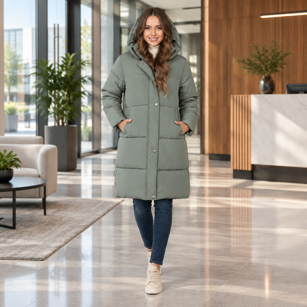 Elevate Your Wardrobe with Our Women's Stylish Puffer Jacket