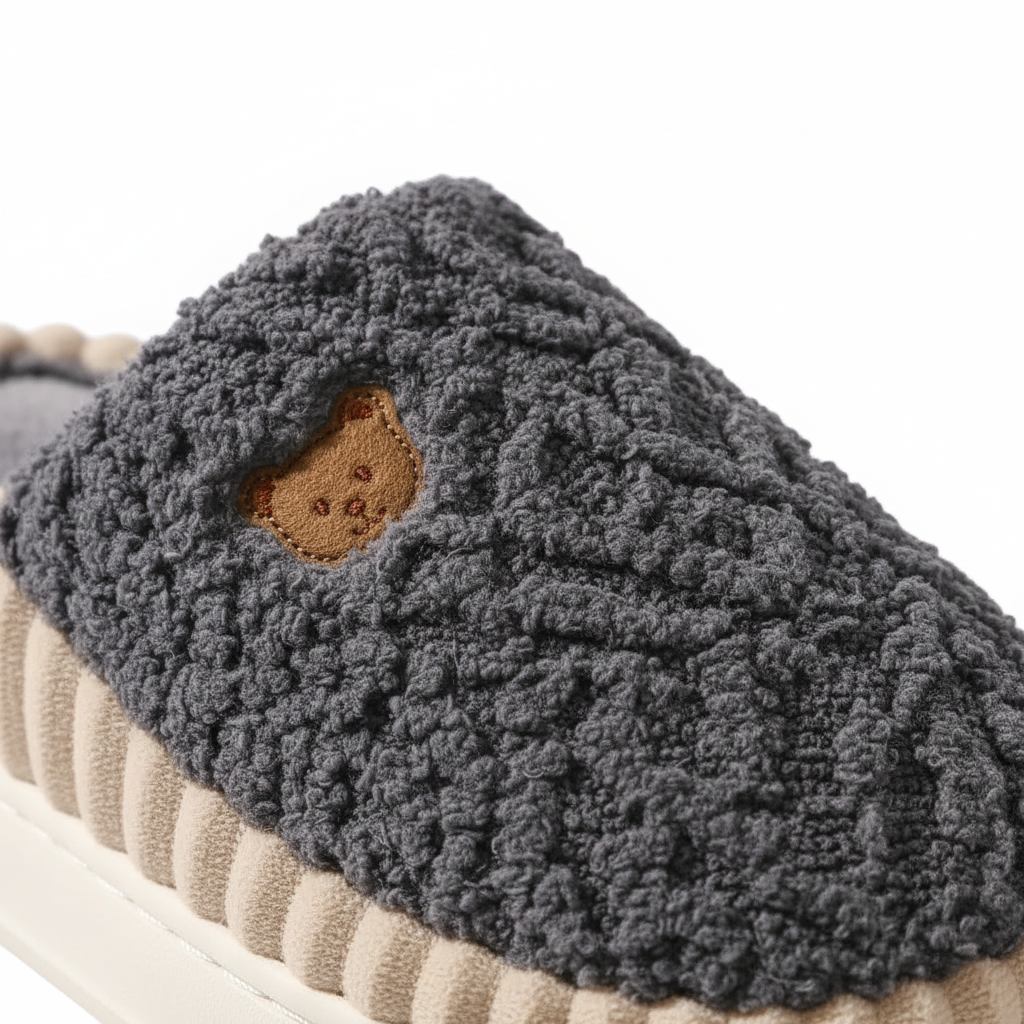 Cozy Winter Furry Slippers for Couples – Stay Warm and Comfortable Indoors