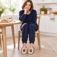 Experience Ultimate Comfort with Our Warm Bears Fur Slippers for Women