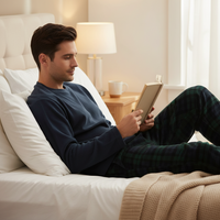 Green Long-Sleeve Fleece Pyjama Sets for Ultimate Comfort and Style