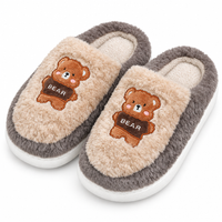 Experience Ultimate Comfort with Our Warm Bears Fur Slippers for Women