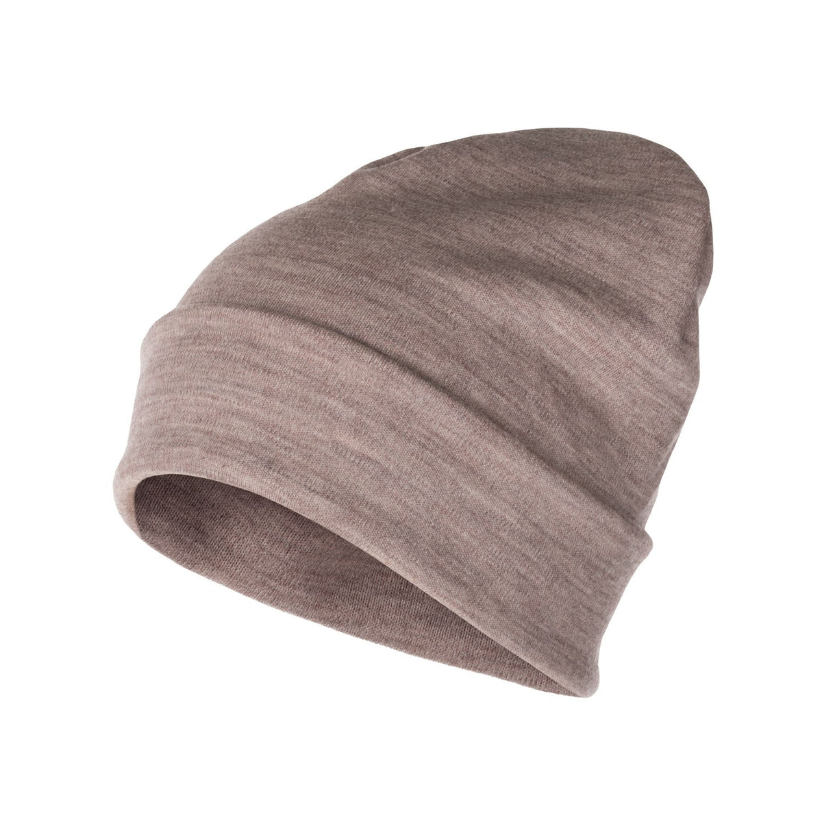 Beige Merino Wool Winter Hat – One Size