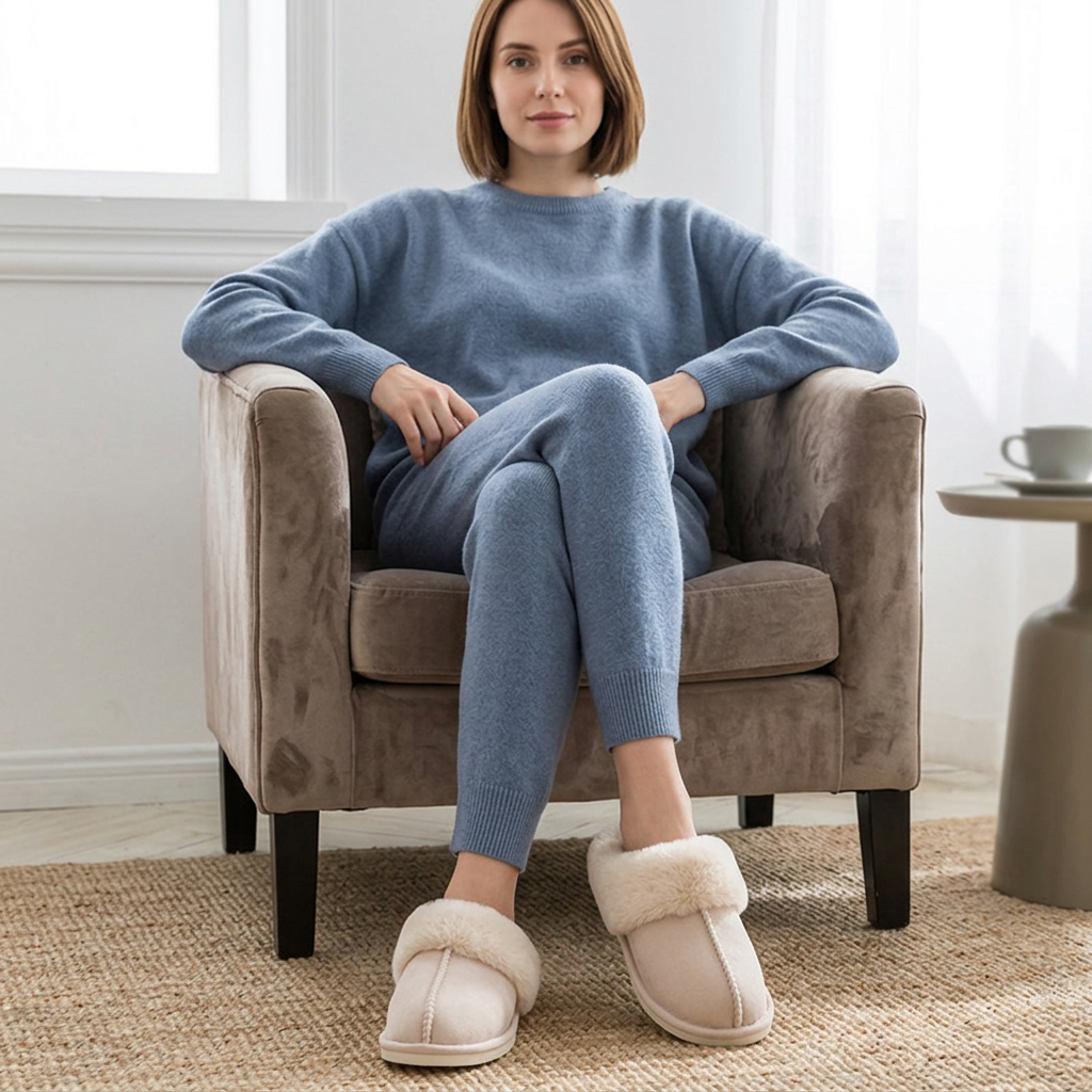 Cozy Plush Slippers for Women - Your Perfect Autumn and Winter Companion