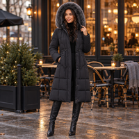 Stay Cozy and Stylish in Our Cotton-Padded Coat for Women