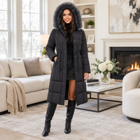 Stay Cozy and Stylish in Our Cotton-Padded Coat for Women