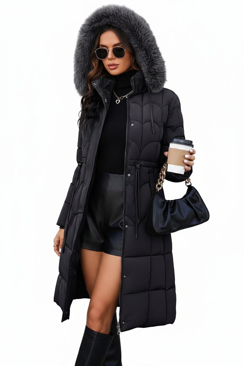 Thickened Cotton-Padded Coat For Middle-Aged And Elderly Women
