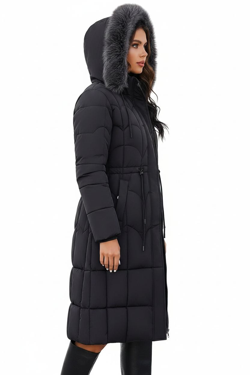 Thickened Cotton-Padded Coat For Middle-Aged And Elderly Women