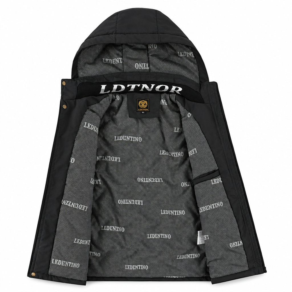 Winter heren outdoor winddichte warme reisjas met capuchon, casual modieuze sportwaterdichte klim- en trekjas herenmantel