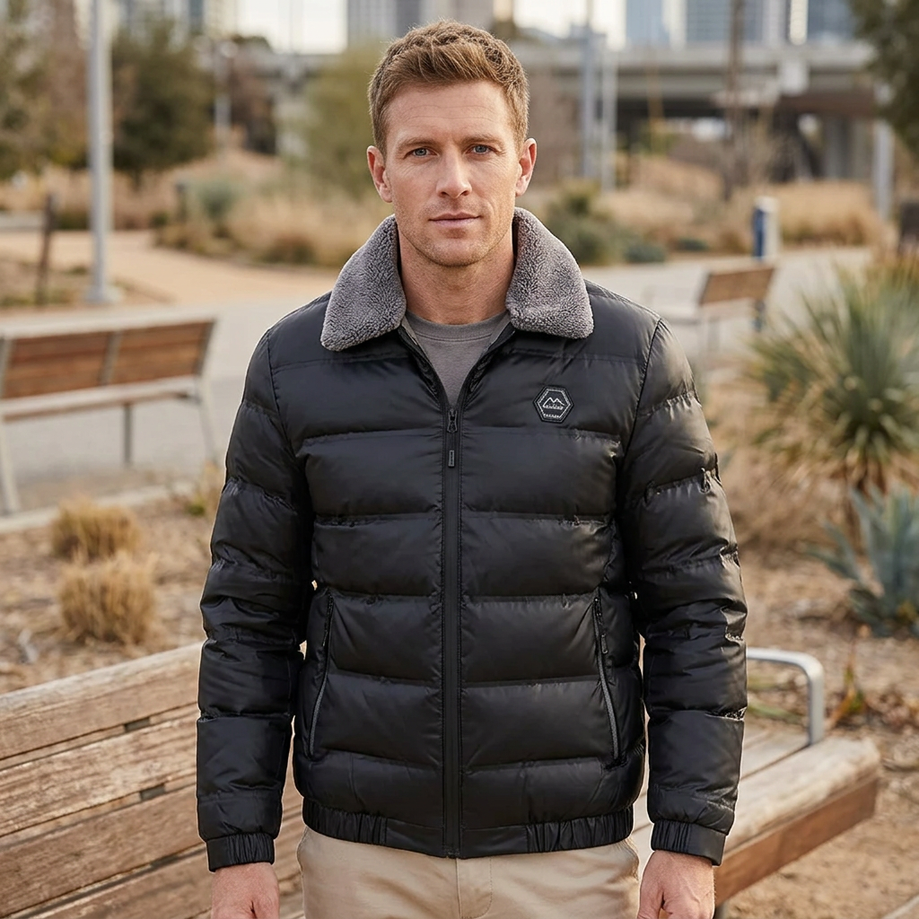 Men's Self-Heating Winter Parka Coat - Premium Cold Protection & Quality Warmth