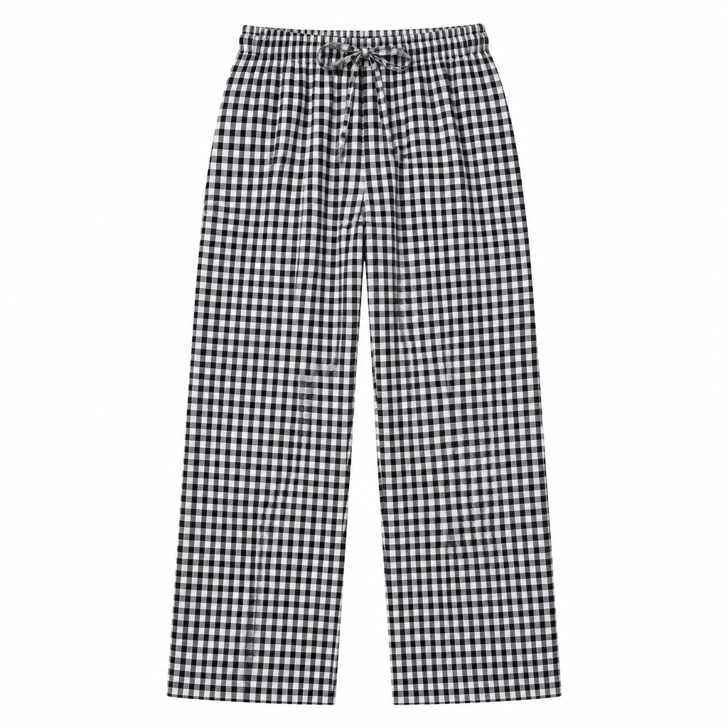 Men's Cotton Plaid Pajama Pants - Comfortable & Stylish Casual Sleepwear
