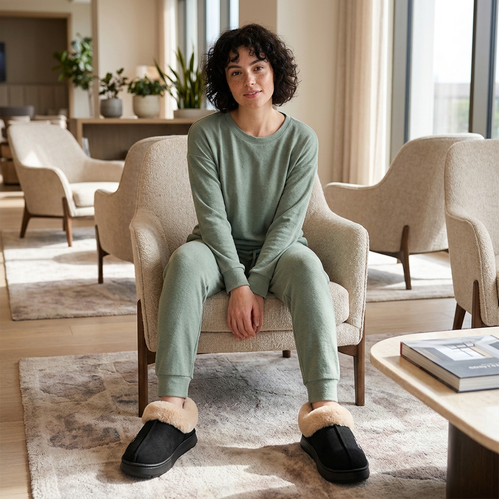 Winter Warm Plush Cotton Slippers for Cozy Comfort