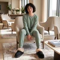 Winter Warm Plush Cotton Slippers for Cozy Comfort