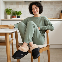 Winter Warm Plush Cotton Slippers for Cozy Comfort
