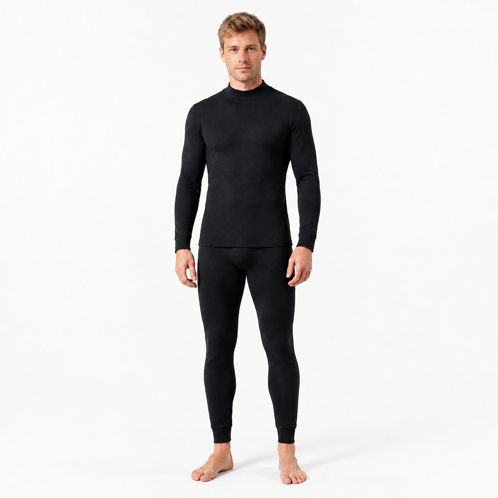 Experience Unmatched Comfort with Our Cashmere Thermal Couples Set