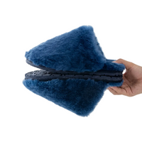 Women's Wool Slippers with Soft Shearling Lining for Cozy Winter Comfort