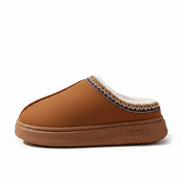 Men's Faux Suede Home Slippers - Comfortable & Stylish Indoor Footwear