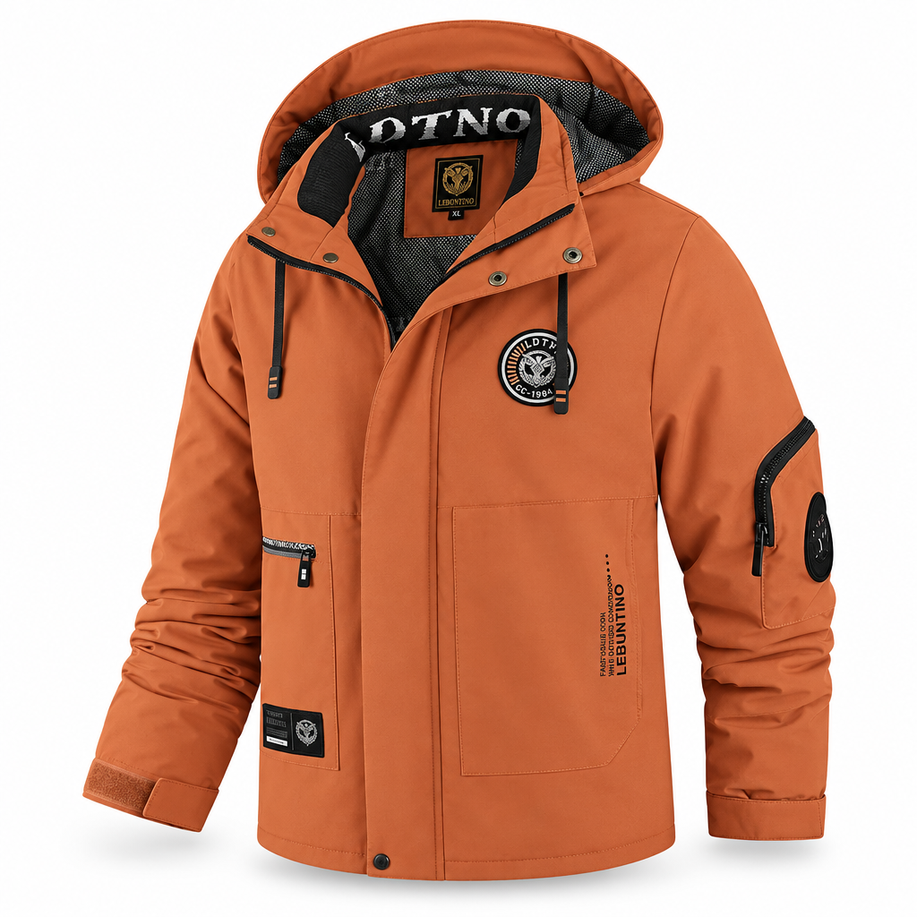 Winter heren outdoor winddichte warme reisjas met capuchon, casual modieuze sportwaterdichte klim- en trekjas herenmantel