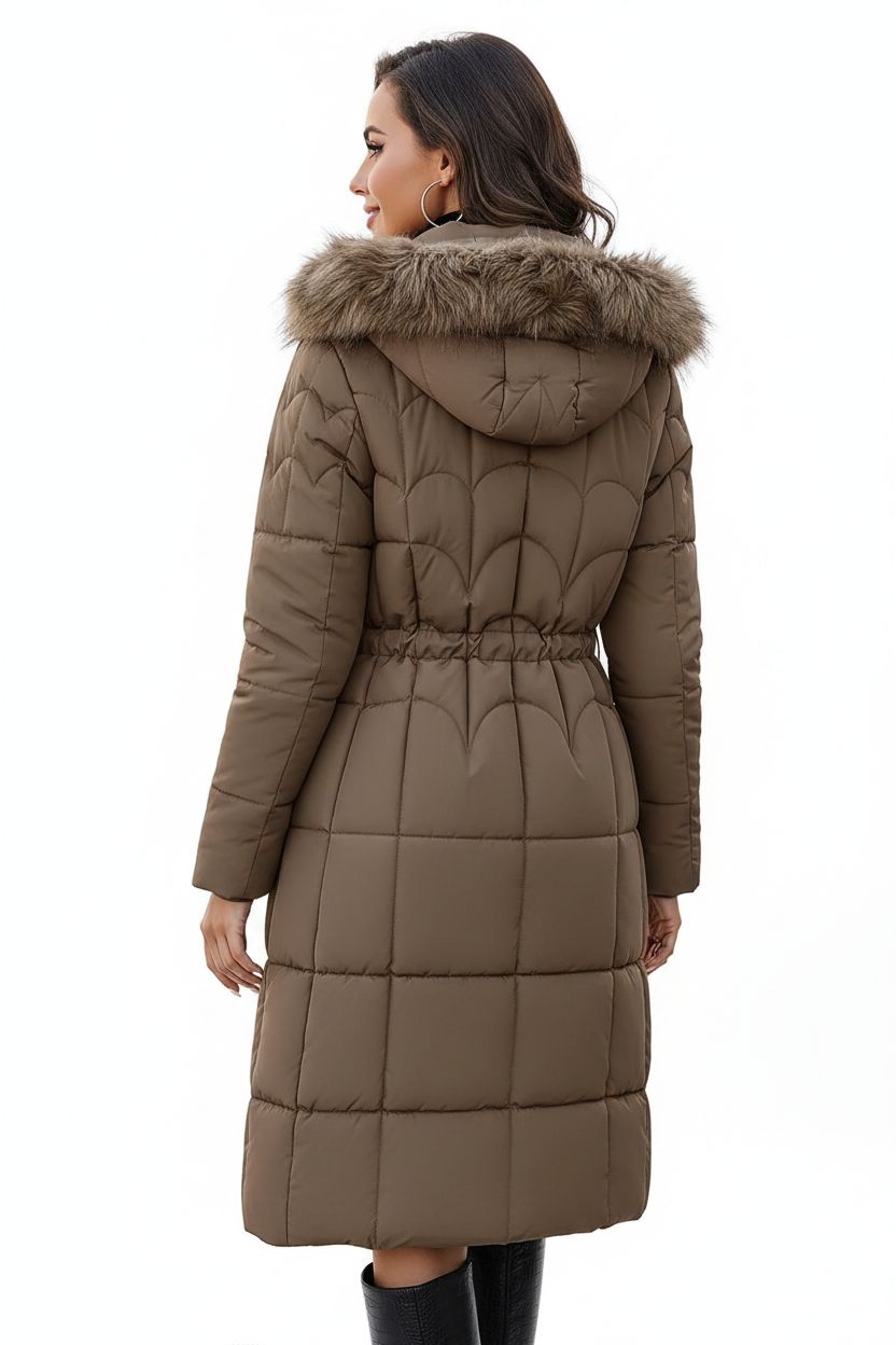 Thickened Cotton-Padded Coat For Middle-Aged And Elderly Women