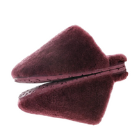 Women's Wool Slippers with Soft Shearling Lining for Cozy Winter Comfort