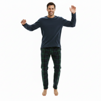 Green Long-Sleeve Fleece Pyjama Sets for Ultimate Comfort and Style