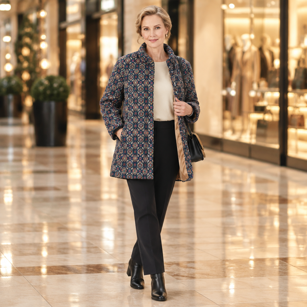 Thickened Cotton Coat for Seniors: Comfortable Elegance for Everyday Wear