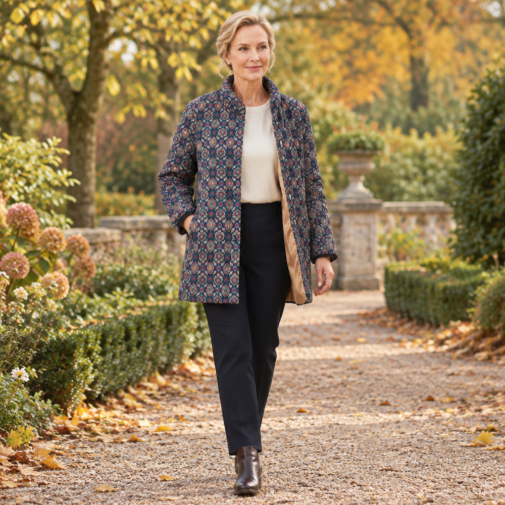 Thickened Cotton Coat for Seniors: Comfortable Elegance for Everyday Wear